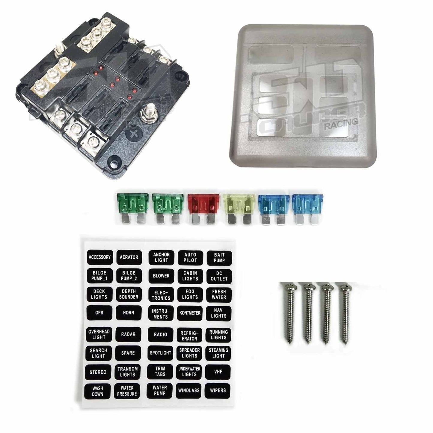 https://50caliberracing.com/7619-extra_large_default/6-way-12v-circuit-fuse-block-with-ground-terminals.jpg