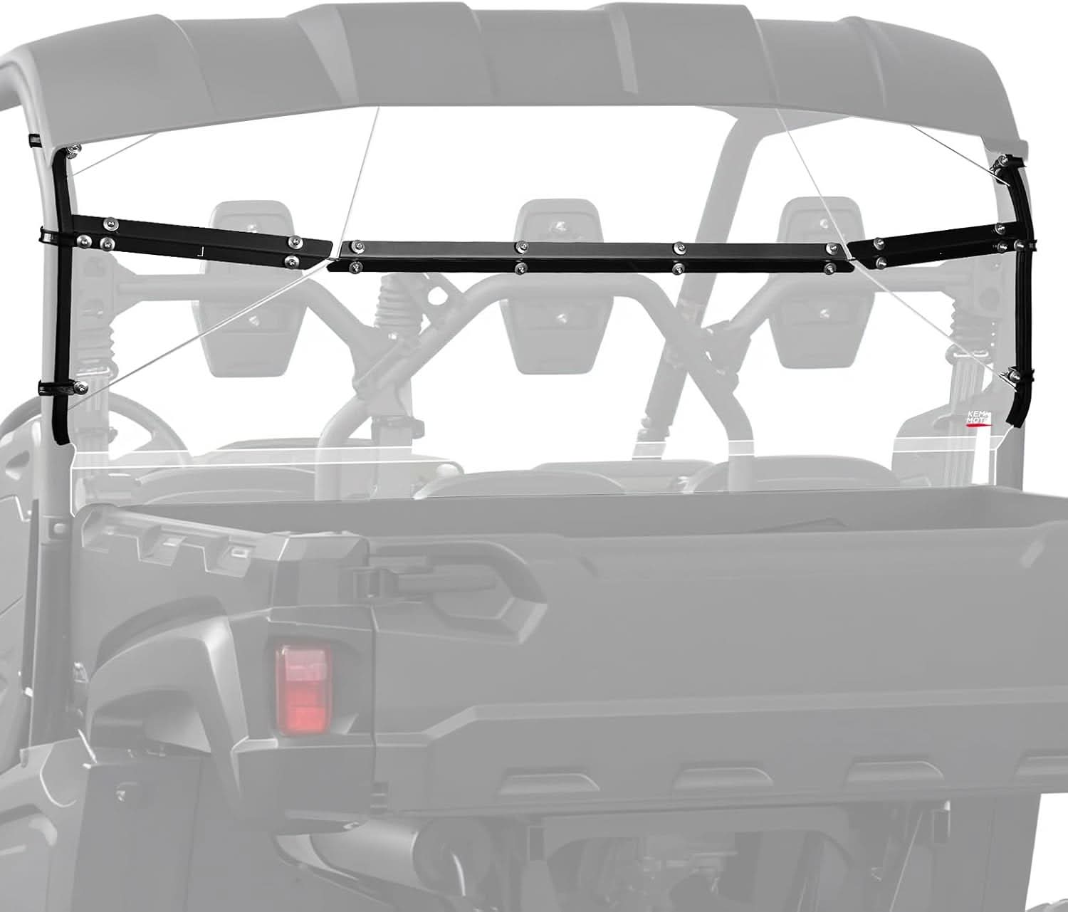 Kemimoto Rear Windshield for Yamaha Viking 2013+ Hard-Coated PC