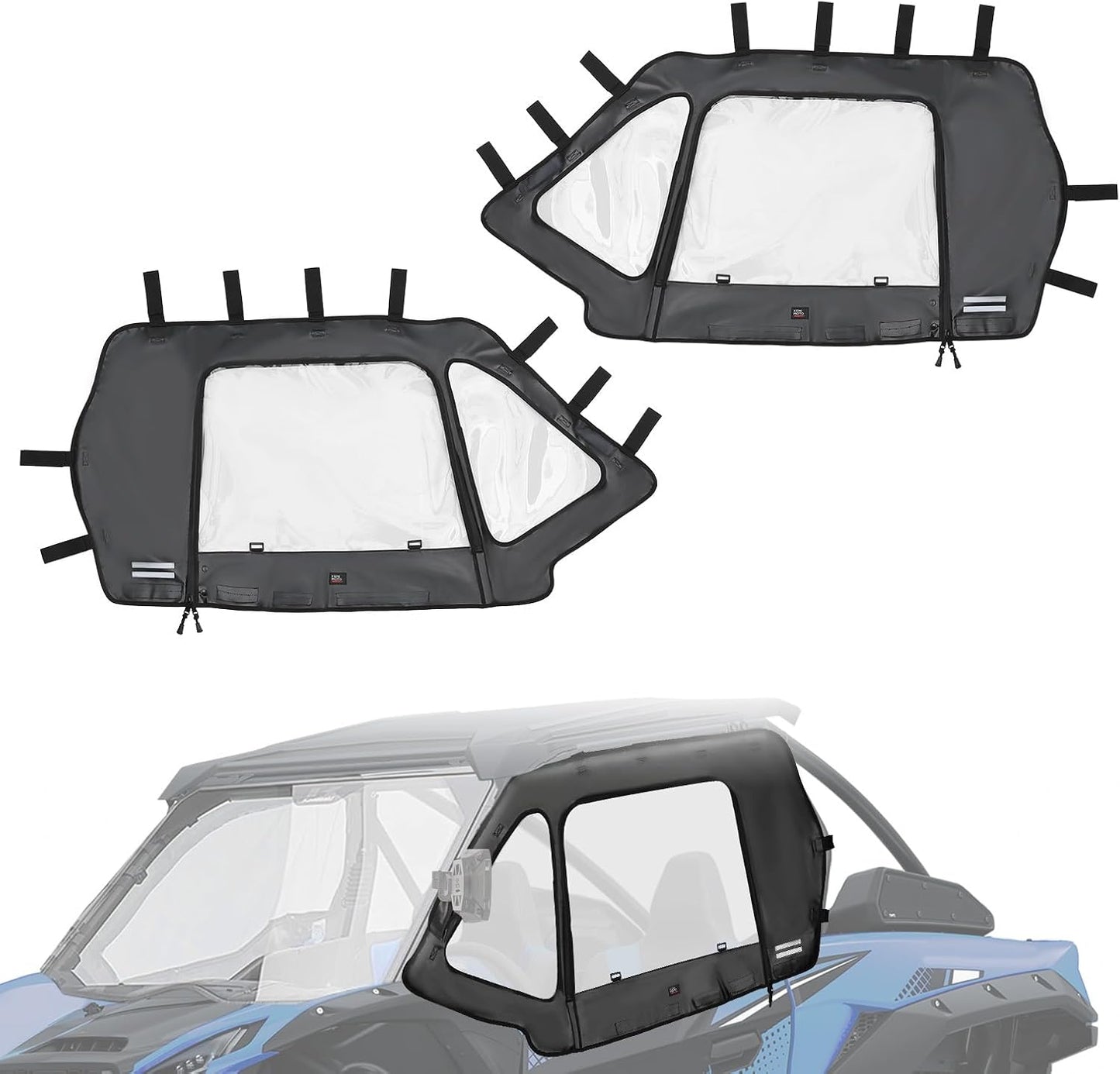 Kemimoto Soft Upper Doors for Kawasaki Teryx 1000 2024 Upgrade