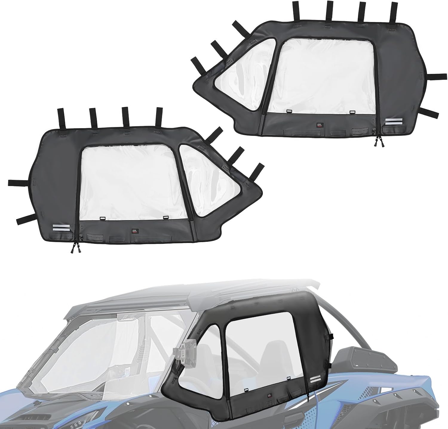 Kemimoto Soft Upper Doors for Kawasaki Teryx 1000 2024 Upgrade
