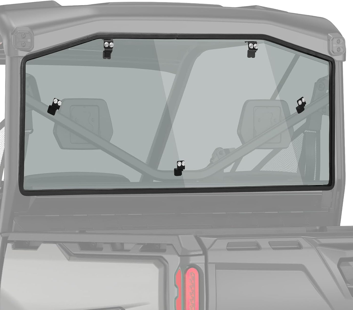 Kemimoto Rear Tinted Windshield for Can‑Am Defender
