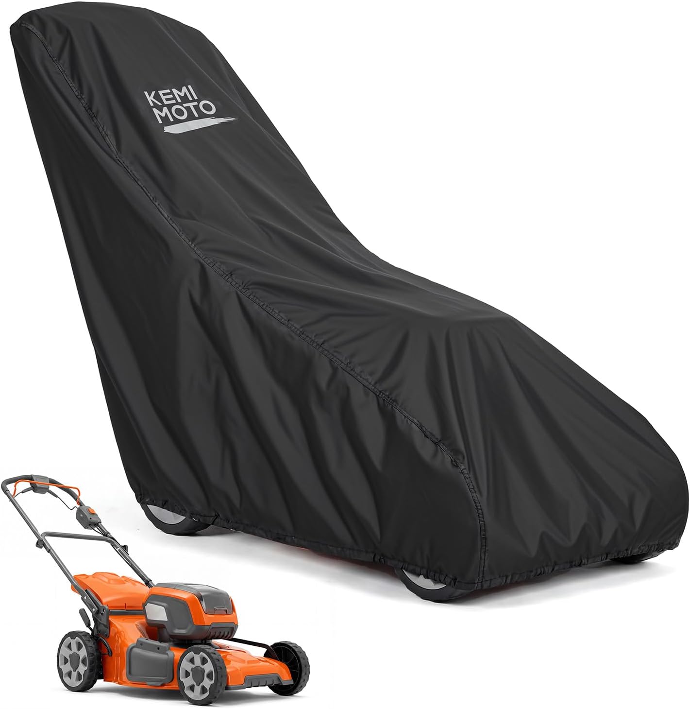 Kemimoto Lawn Mower Cover for Walk‑Behind Push Mowers