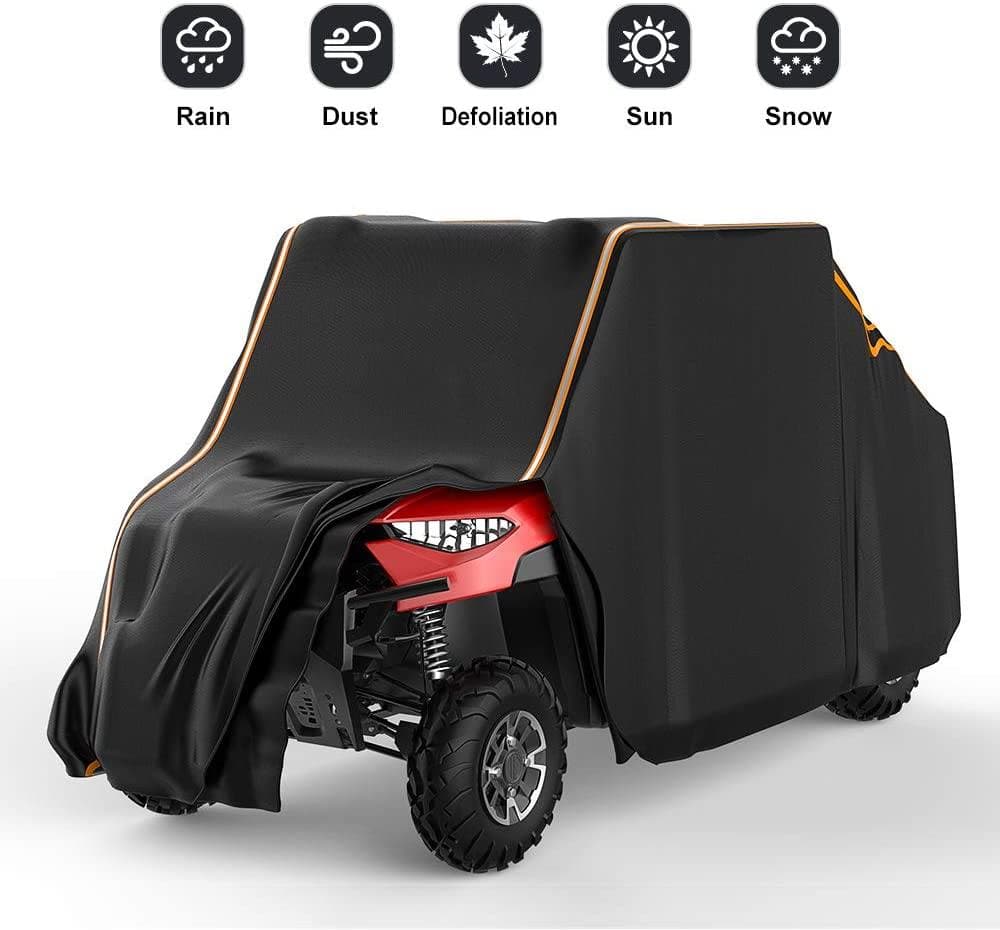 Kemimoto Waterproof 4-Seat UTV Cover 420D Heavy Duty