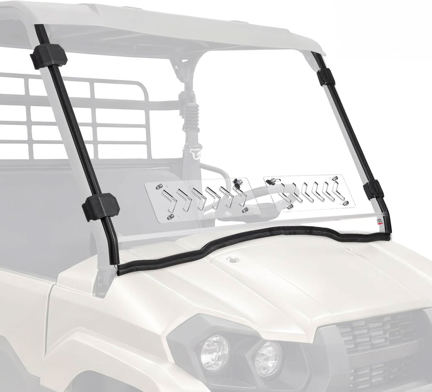 UTV Vented Front Windshield For Kawasaki Mule PRO-MX