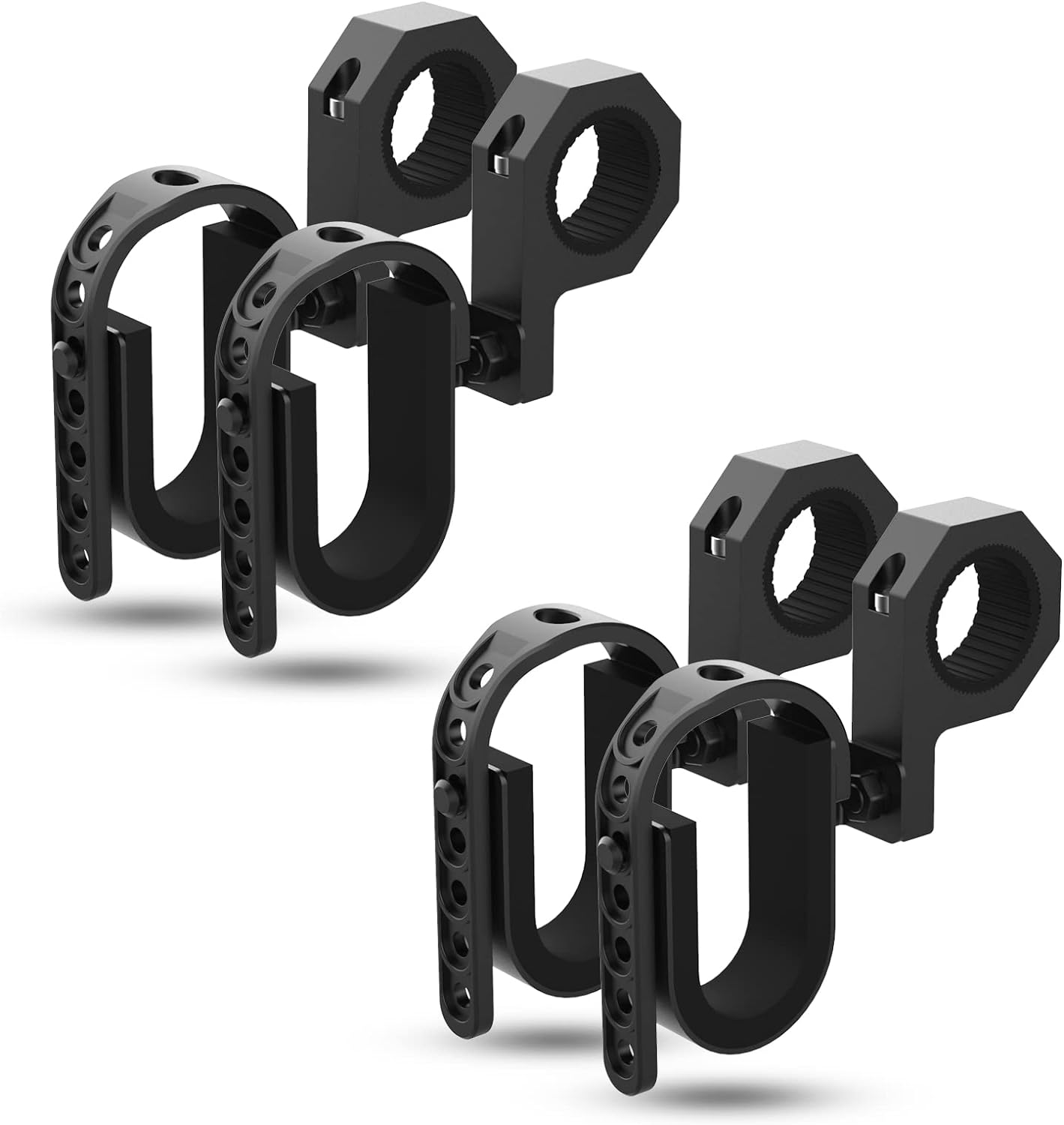 UTV Shotgun Holder Fit 1.75” 2” Roll Bars Ski Rack Bow Rack (2 pieces)