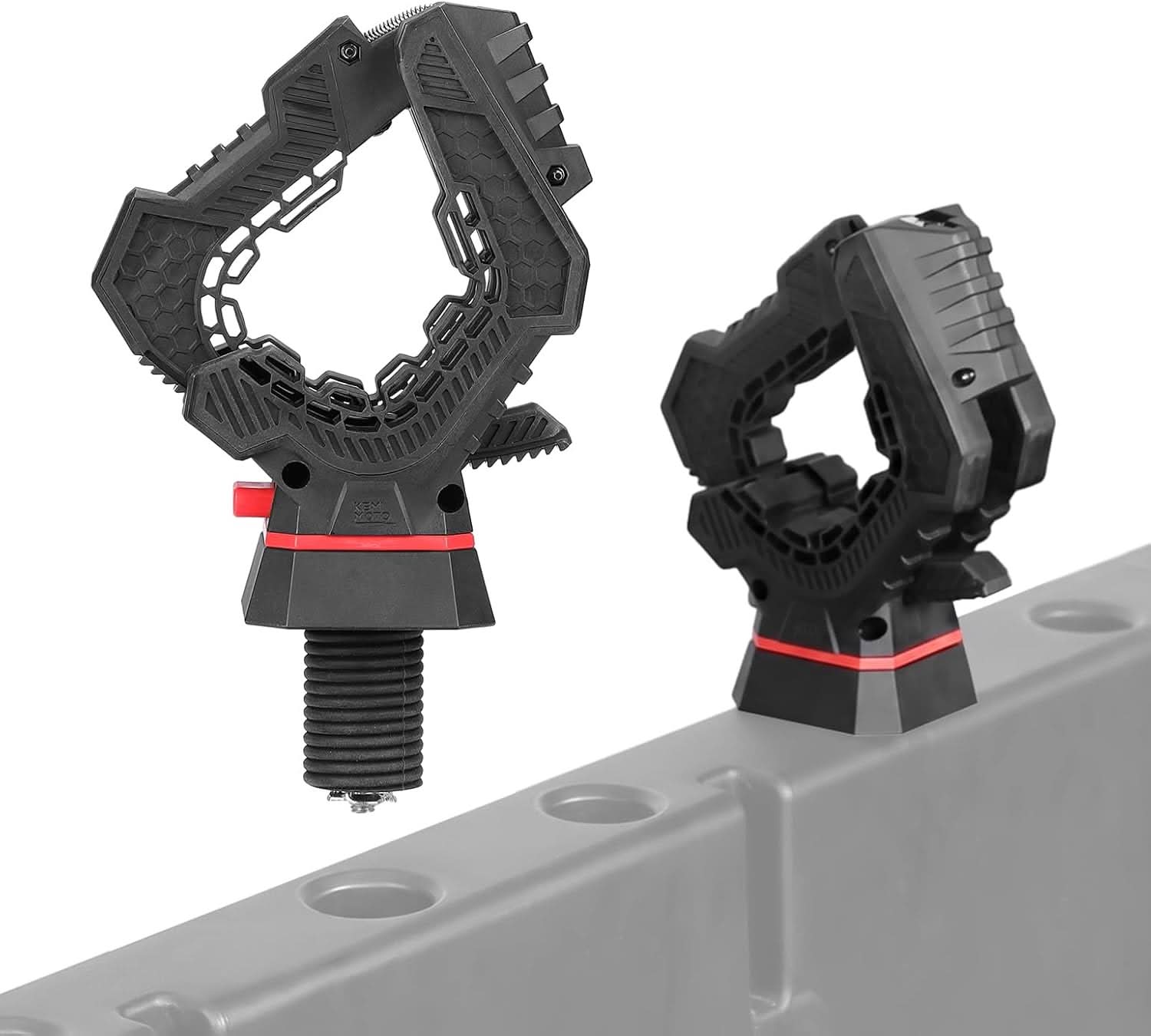 Kemimoto Ratcheting UTV Hunting Tool Rack for Polaris Ranger