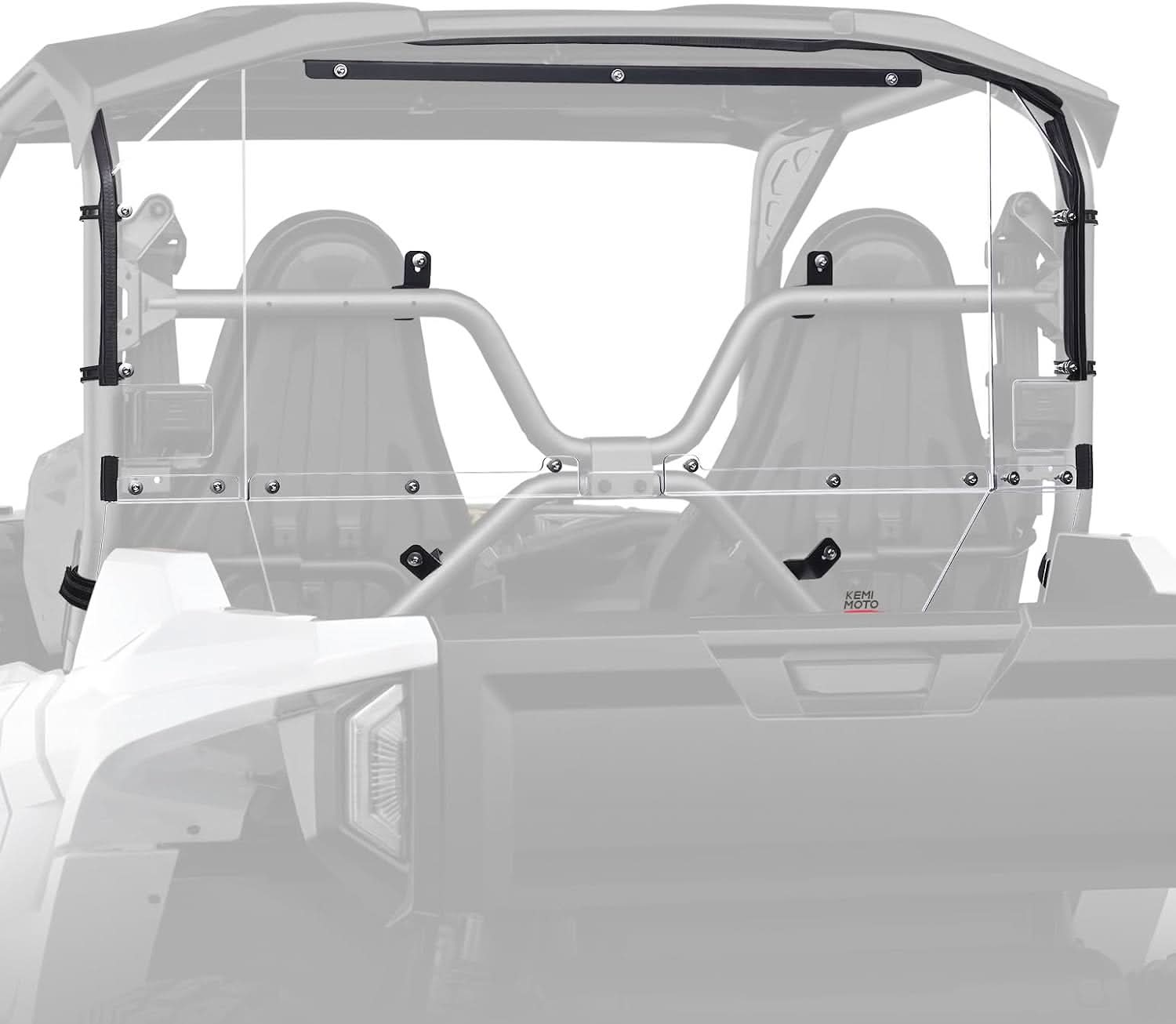 Kemimoto Rear Windshield Hard-Coated for Wolverine RMAX2