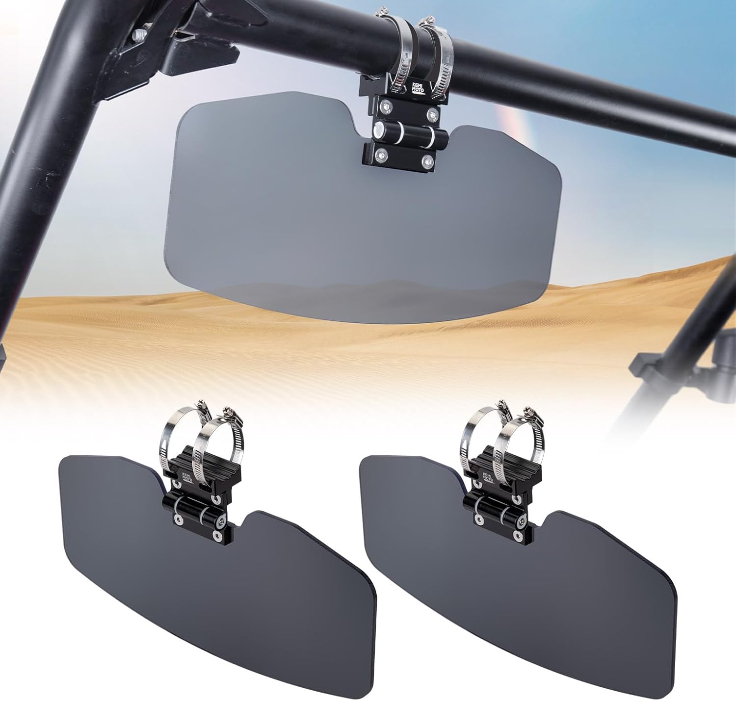 Kemimoto UTV Sun Visor 240° Rotatable