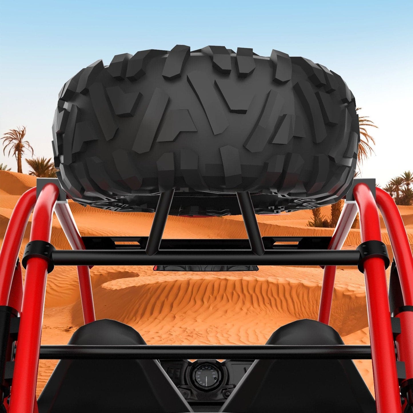 Polaris RZR XP 1000 Spare Tire Carrier & Rock Slider Set