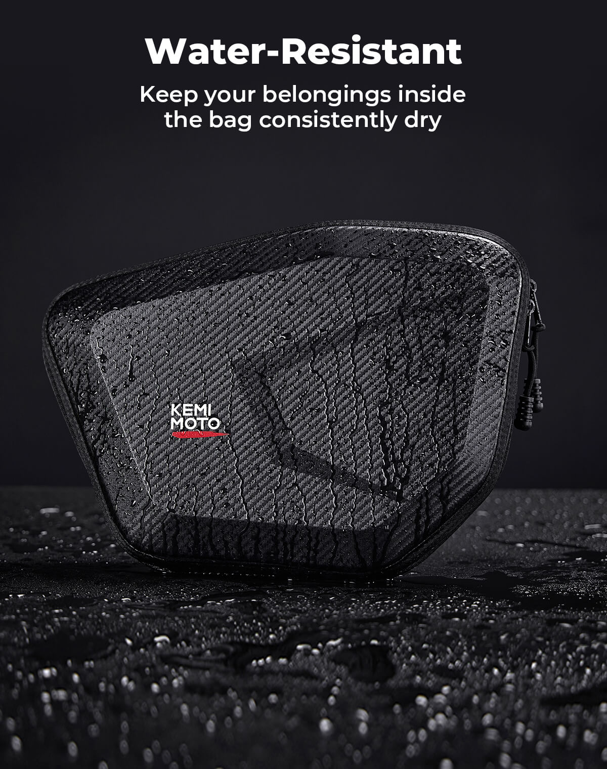 Kemimoto Door Bags Semi‑Rigid EVA for Can‑Am Maverick R 2024+