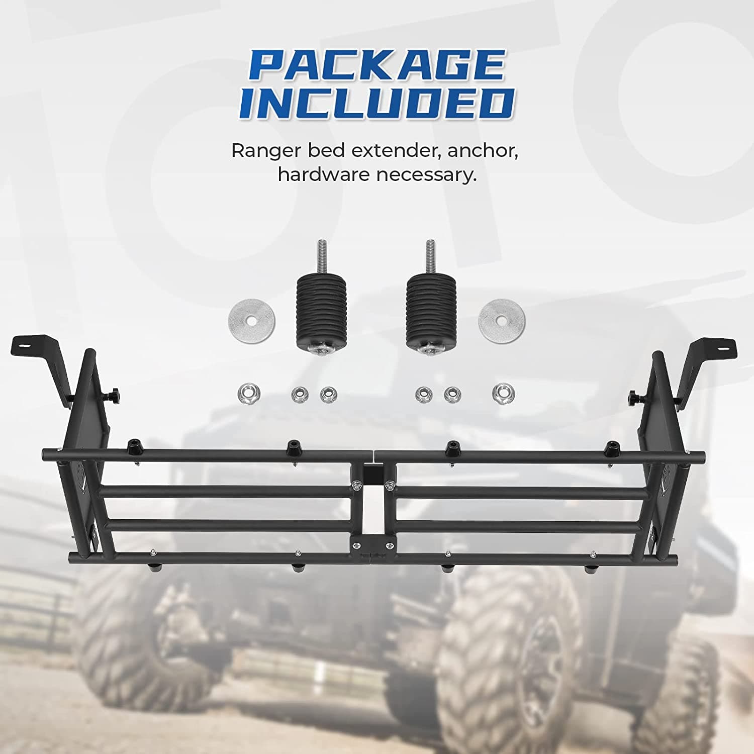 KEMIMOTO UTV Tailgate Extender for Polaris Ranger 1000/XP 2017-2024