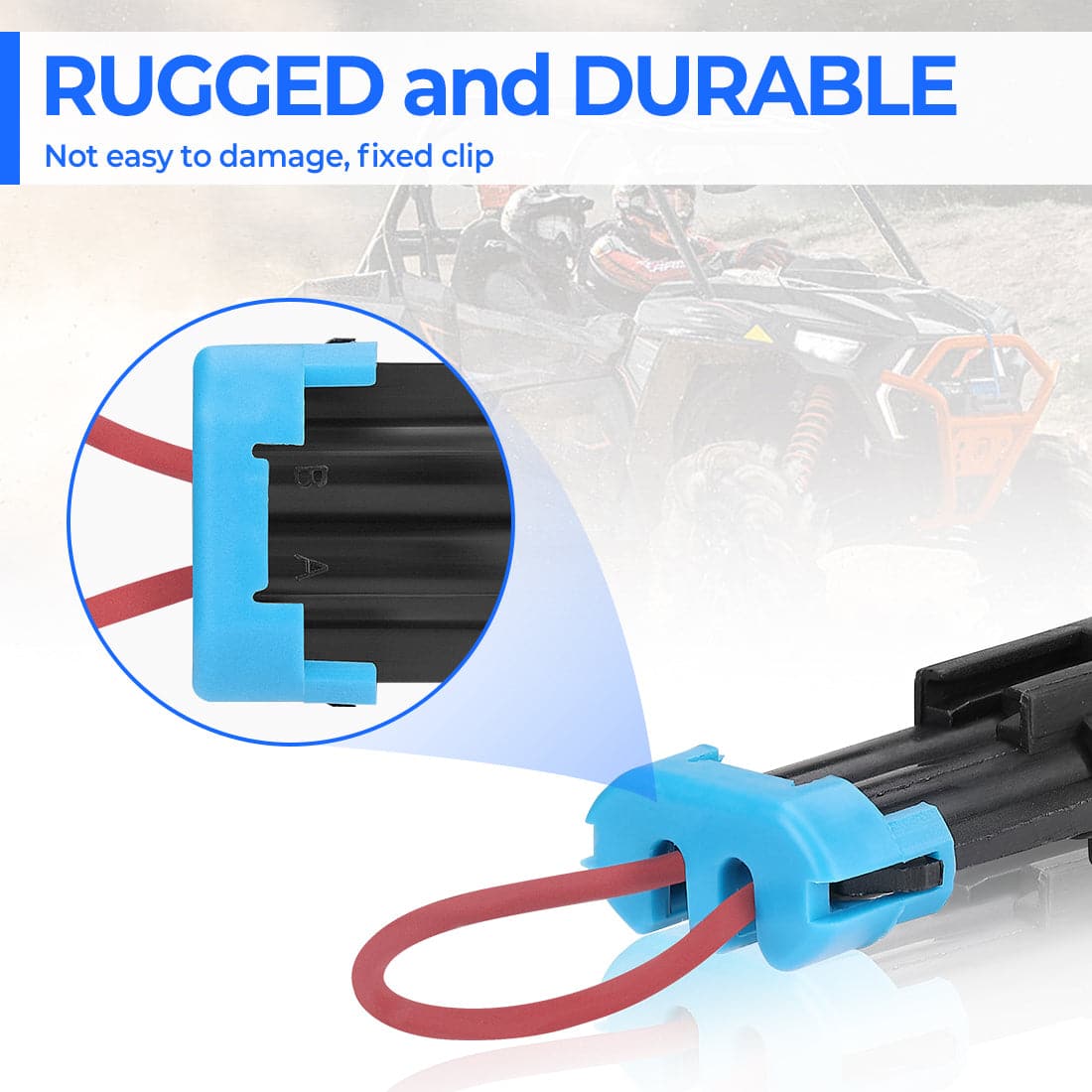 Seat Belt Harness Clip Bypass Plug Fit Can‑Am, Polaris
