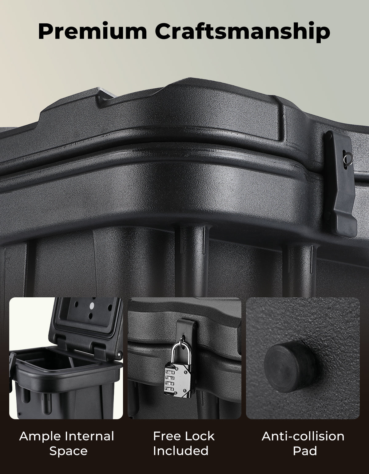 Kemimoto 20L Cargo Storage Box Waterproof UTV Polaris