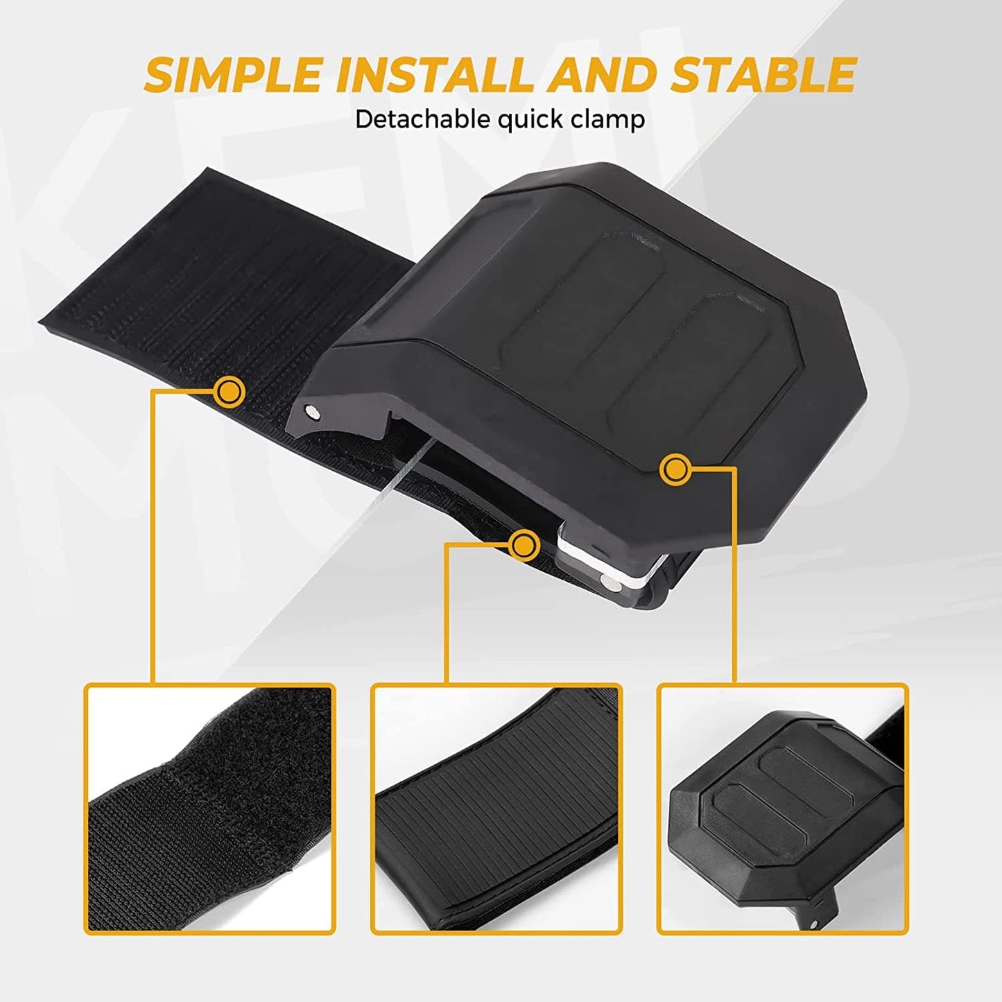 KEMIMOTO Front Windshield for Polaris RZR XP 1000 2014-2018
