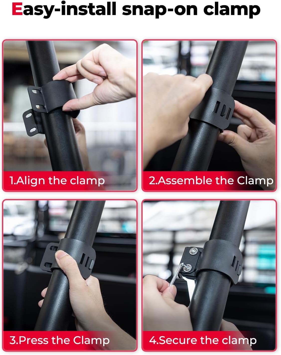 Kemimoto 2-in-1 Flip Windshield for CFMOTO ZForce 950