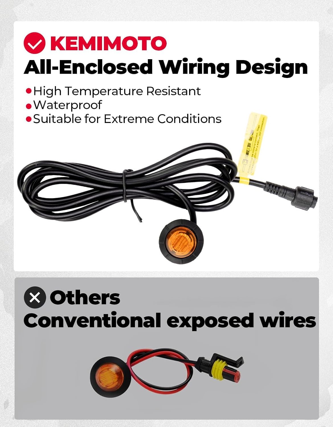 Universal Plug & Play Turn Signal Kit With Rocker Switch & 110D Horn