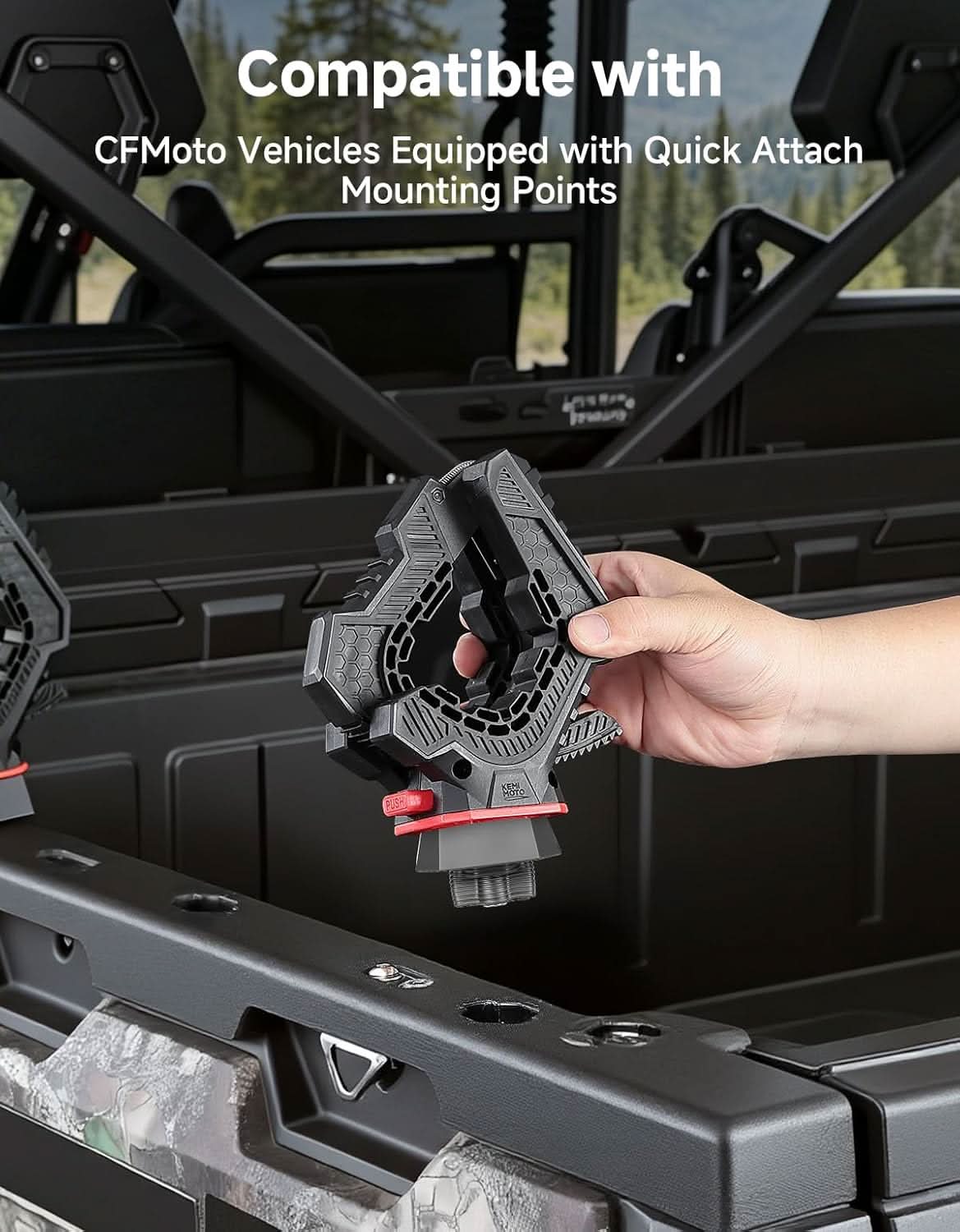 Kemimoto Ratcheting Tool Rack for CFMOTO Cforce Uforce Zforce U10