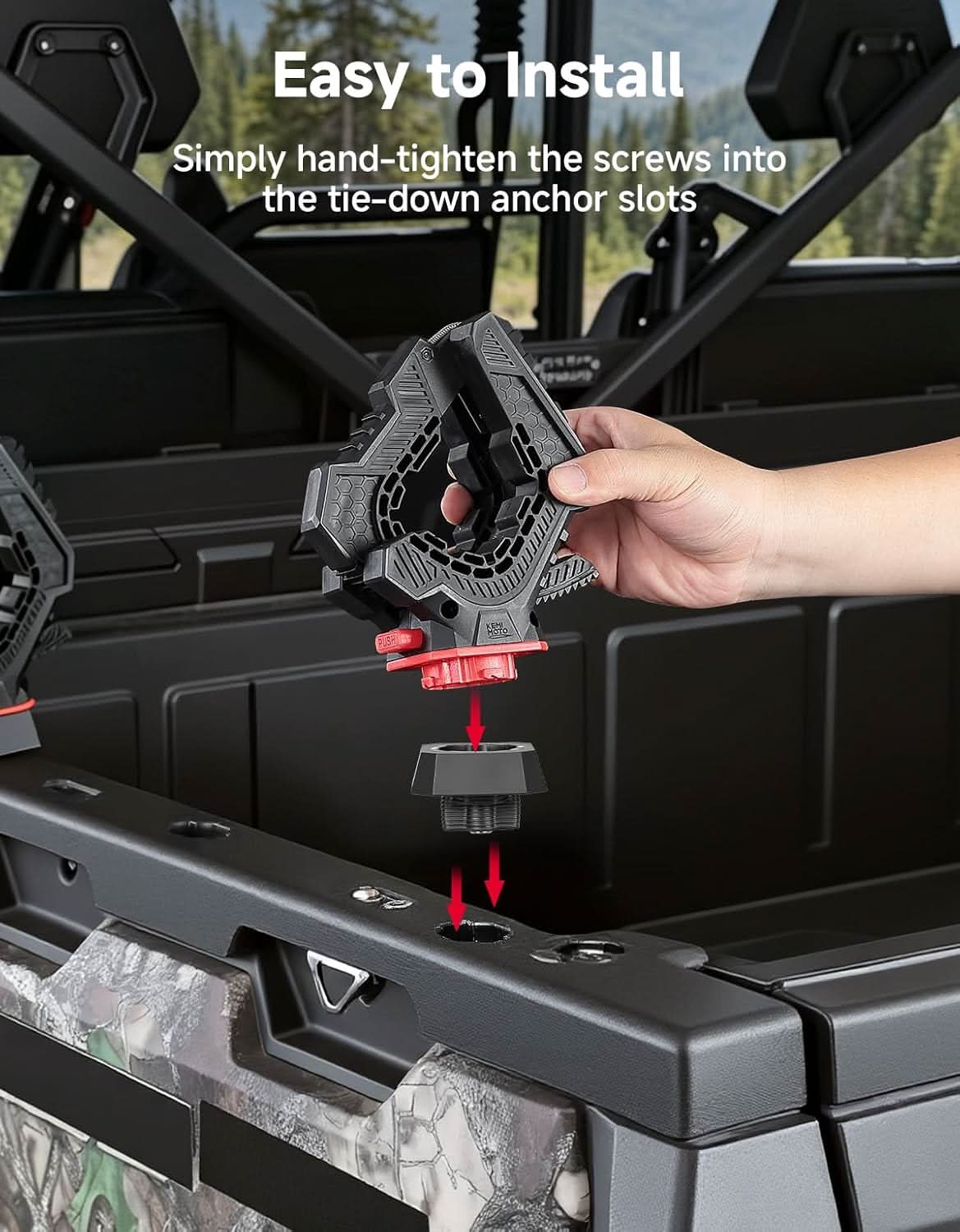 Kemimoto Ratcheting Tool Rack for CFMOTO Cforce Uforce Zforce U10