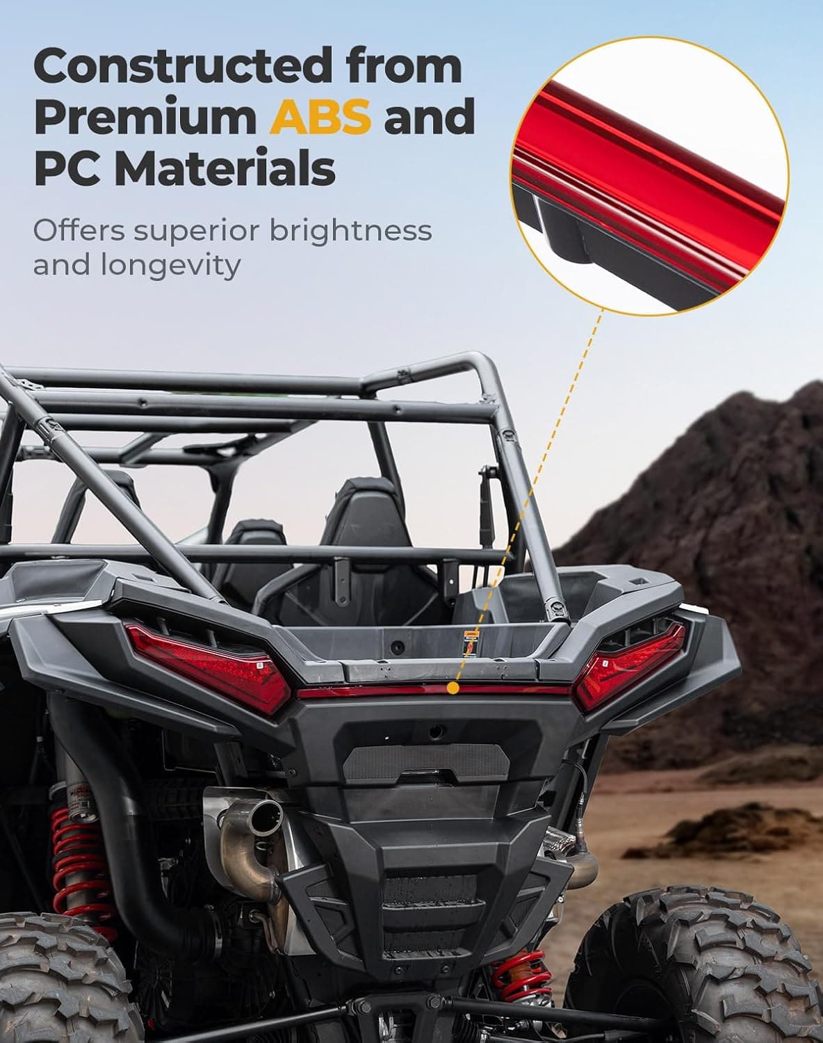 Kemimoto Tail Lights for Polaris RZR XP 1000/4 2024-2025