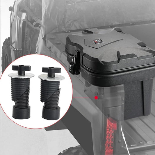 Kemimoto Anti-Theft Bed Storage Box 5.5GAL Black for Polaris Ranger