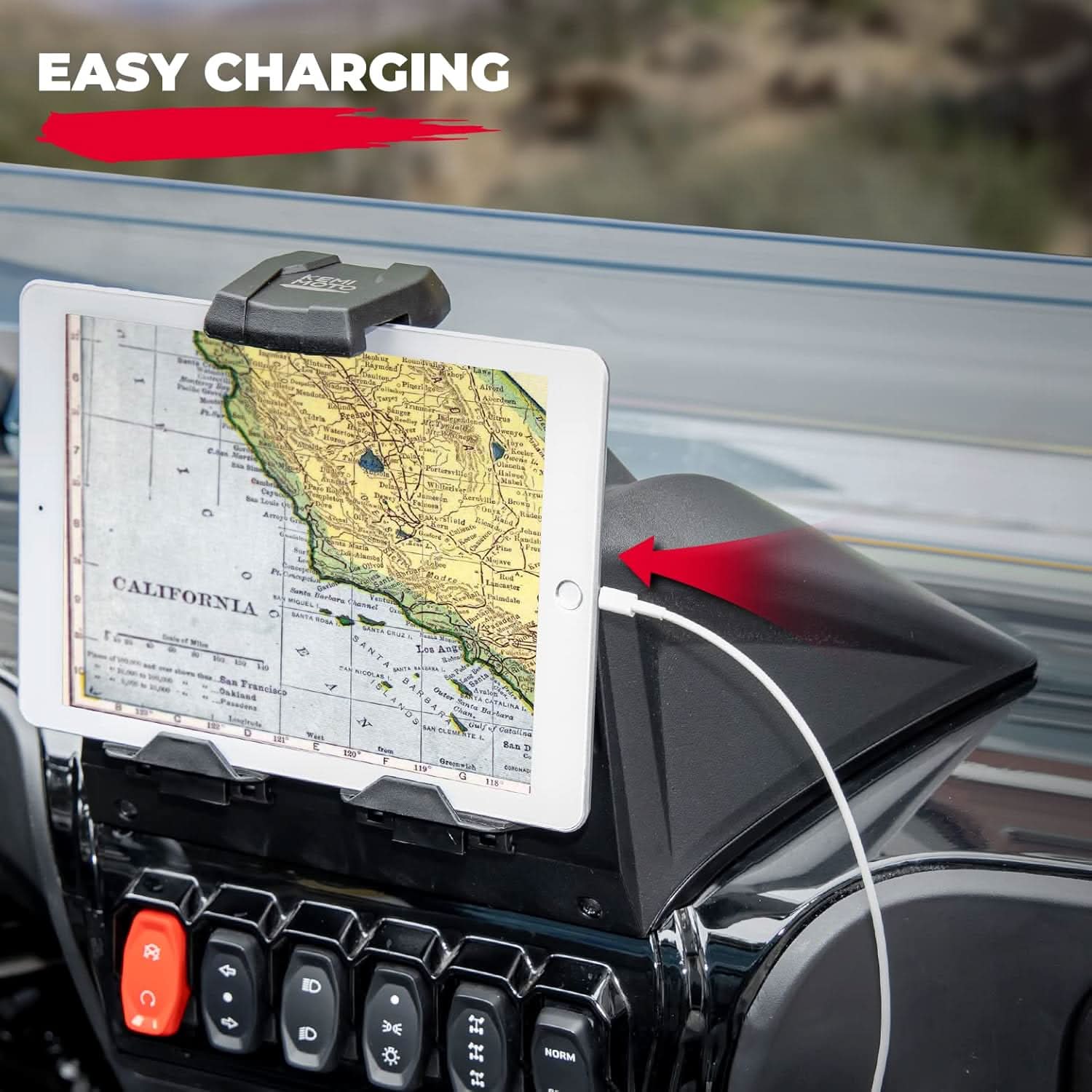 Kemimoto UTV Tablet Holder for CFMOTO ZForce 950