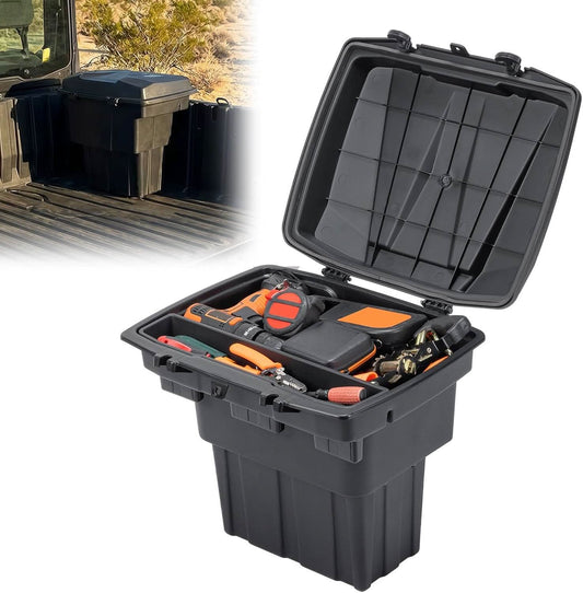 Kemimoto 5.8GAL Bed Storage Box for Polaris Ranger 1500 XD