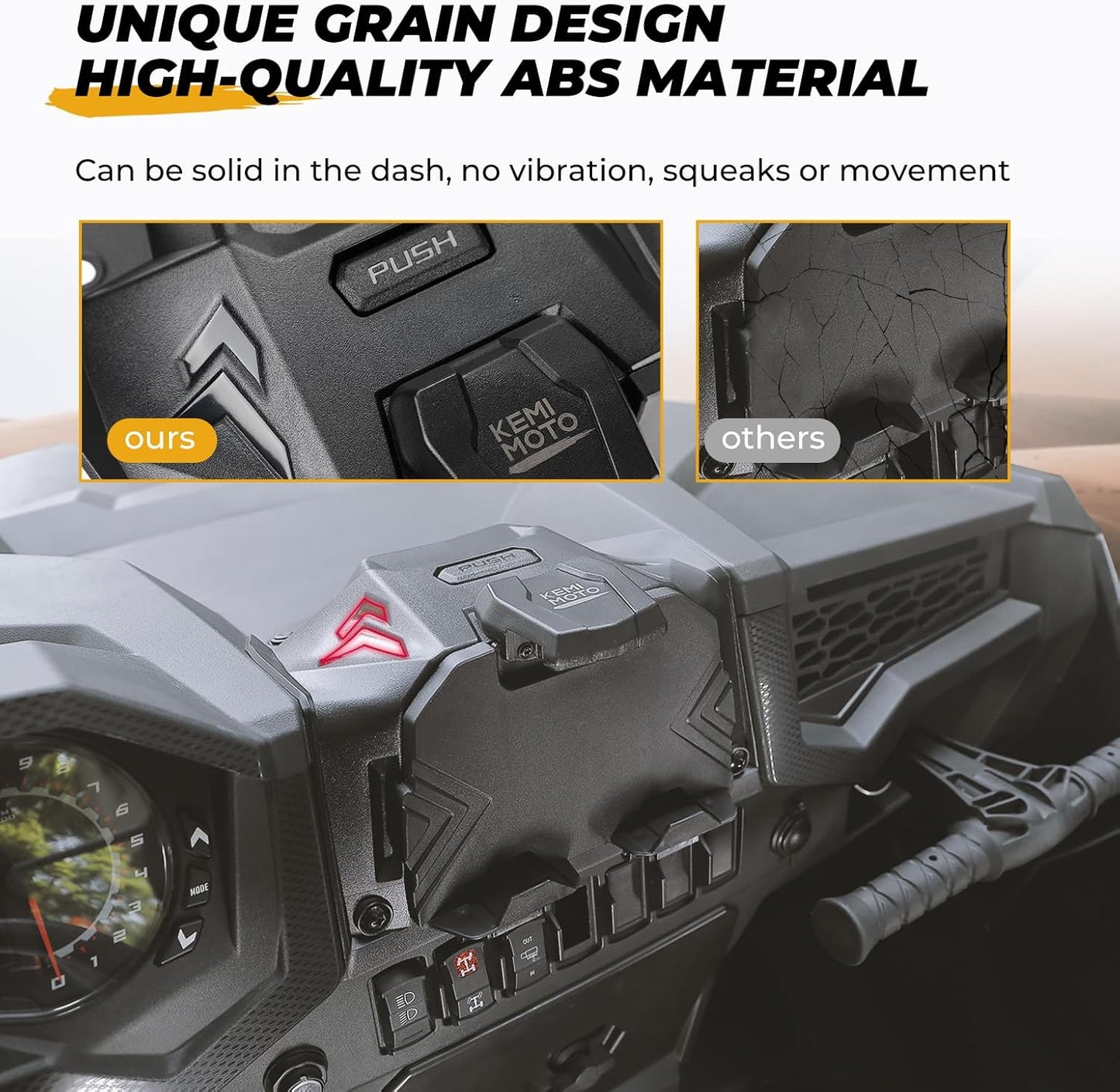Kemimoto GPS Storage Box HDPE 0.75 Gal for Polaris RZR XP1000