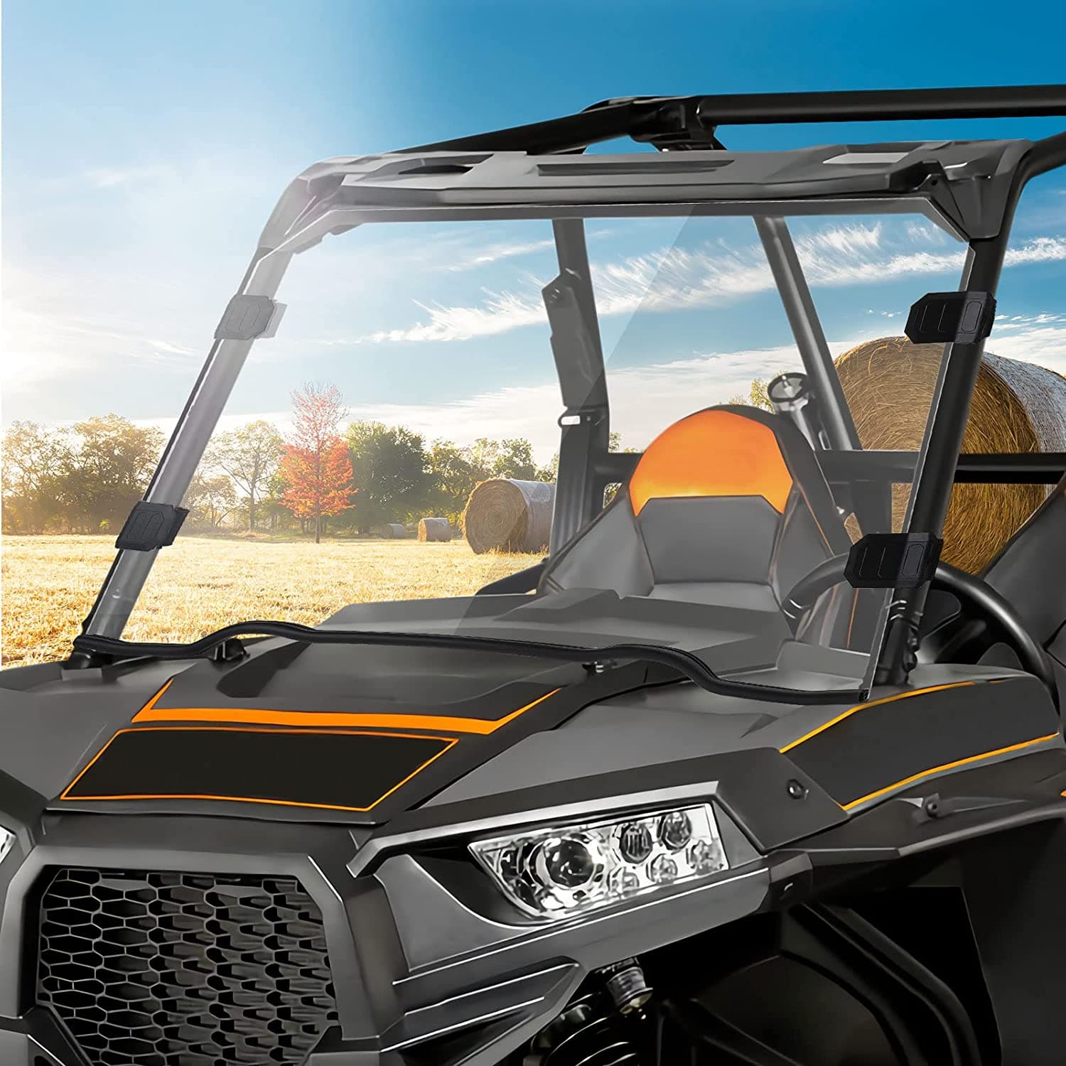 KEMIMOTO Front Windshield for Polaris RZR XP 1000 2014-2018
