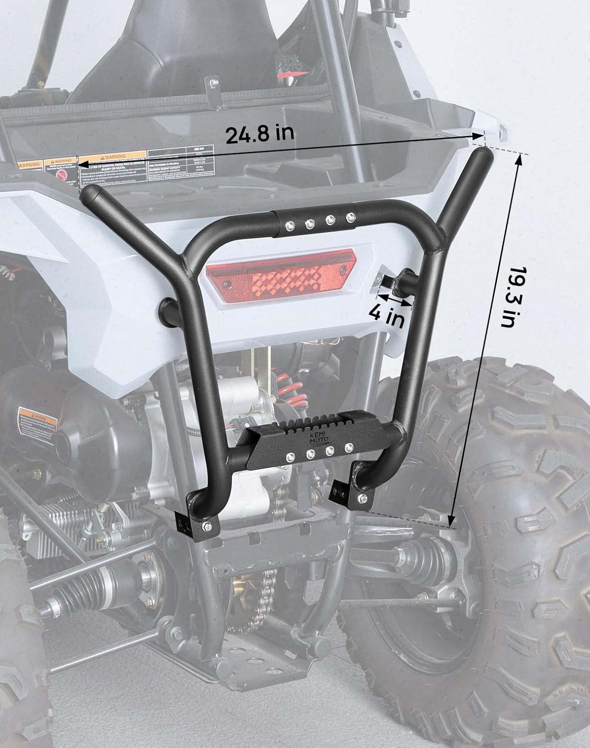 UTV Rear Bumper for Polaris RZR 200 2022-2025