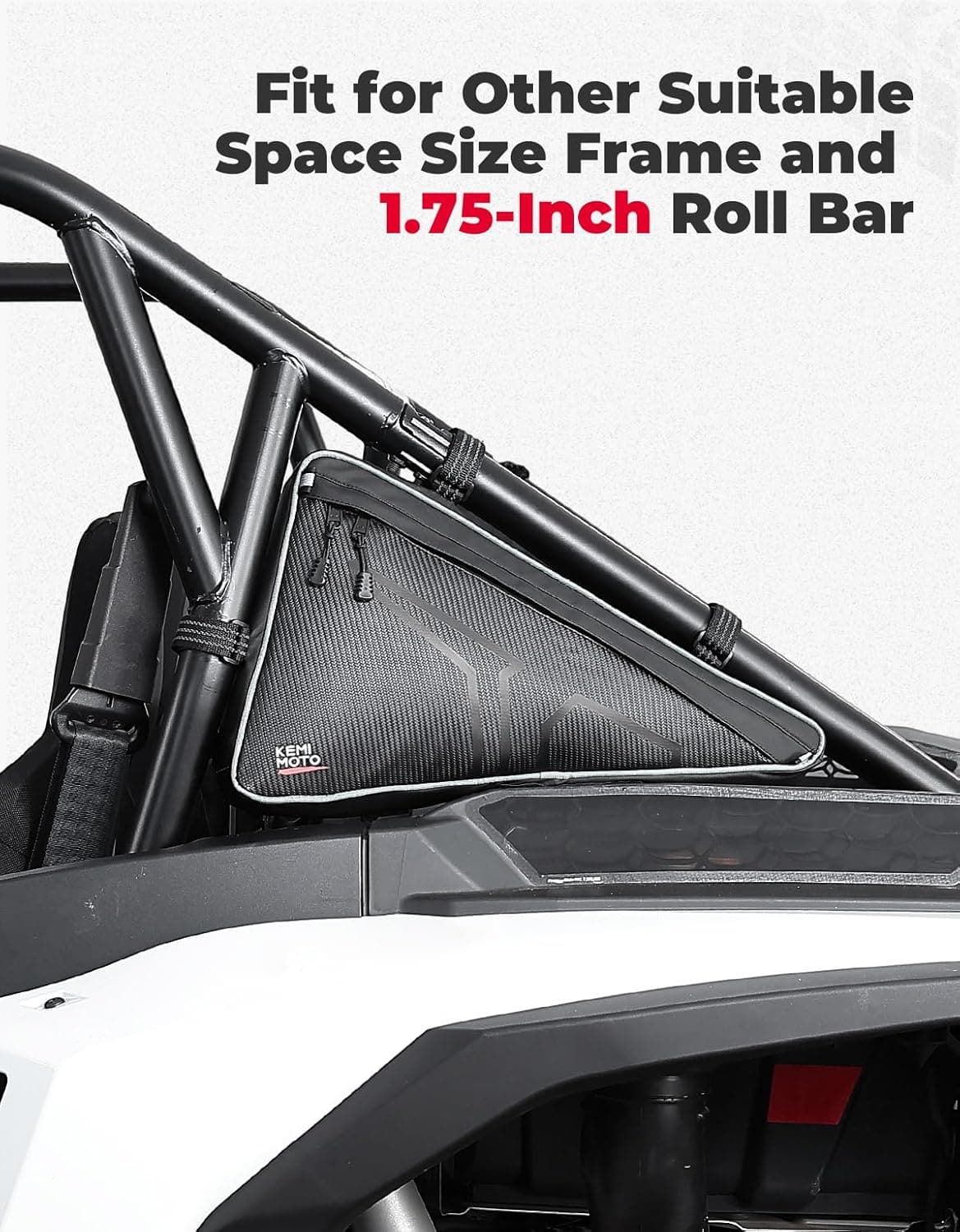 Kemimoto UTV Storage Bags for Polaris RZR XP 1000/4