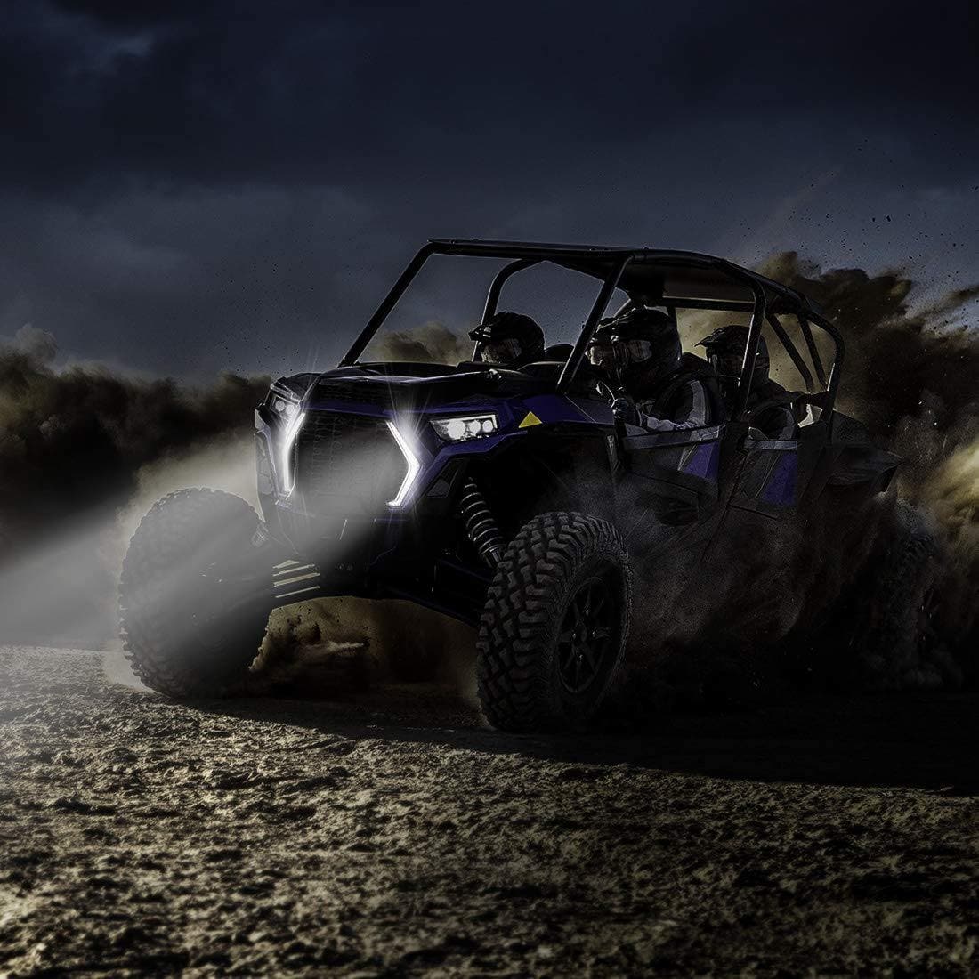 Kemimoto UTV Front Fang Light Set for 2019+ Polaris RZR