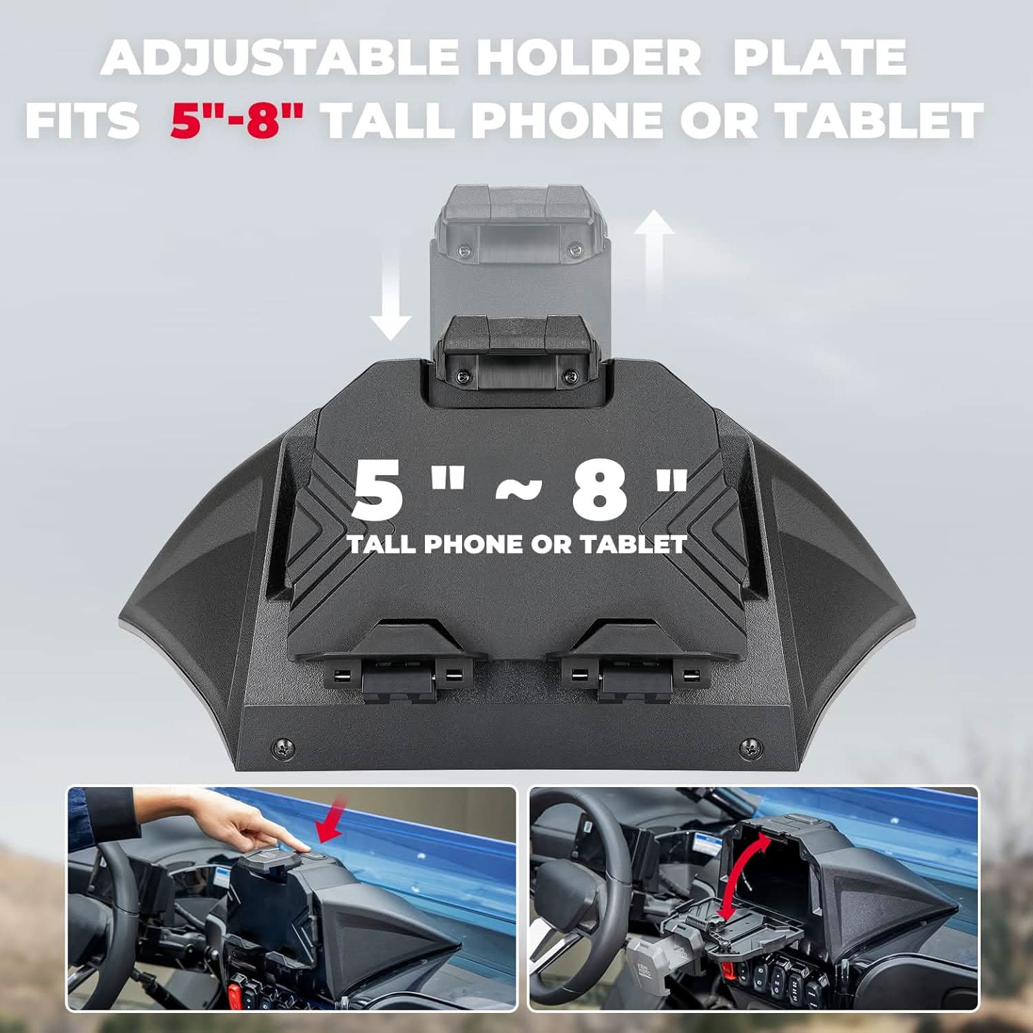 Kemimoto UTV Tablet Holder for CFMOTO ZForce 950