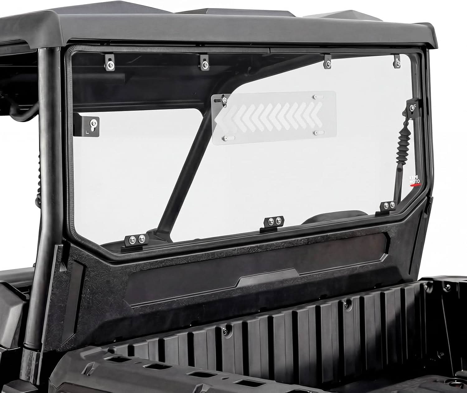 UTV Rear Windshield with Vents For Kawasaki Ridge