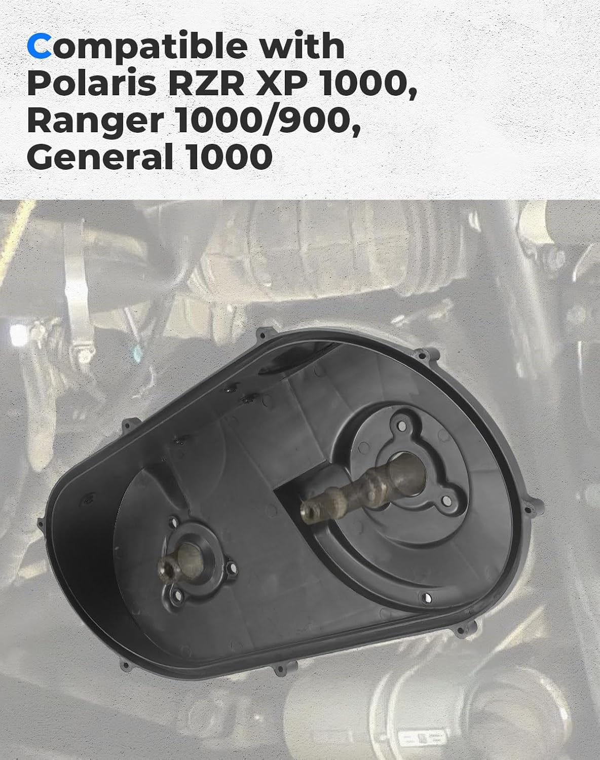 Kemimoto Plastic Clutch Cover Box for Polaris RZR XP 1000