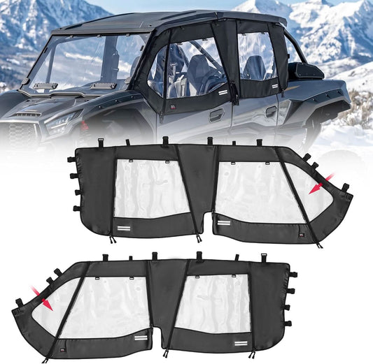 Kemimoto Upgraded Soft Upper Doors Kawasaki Teryx KRX 4 1000