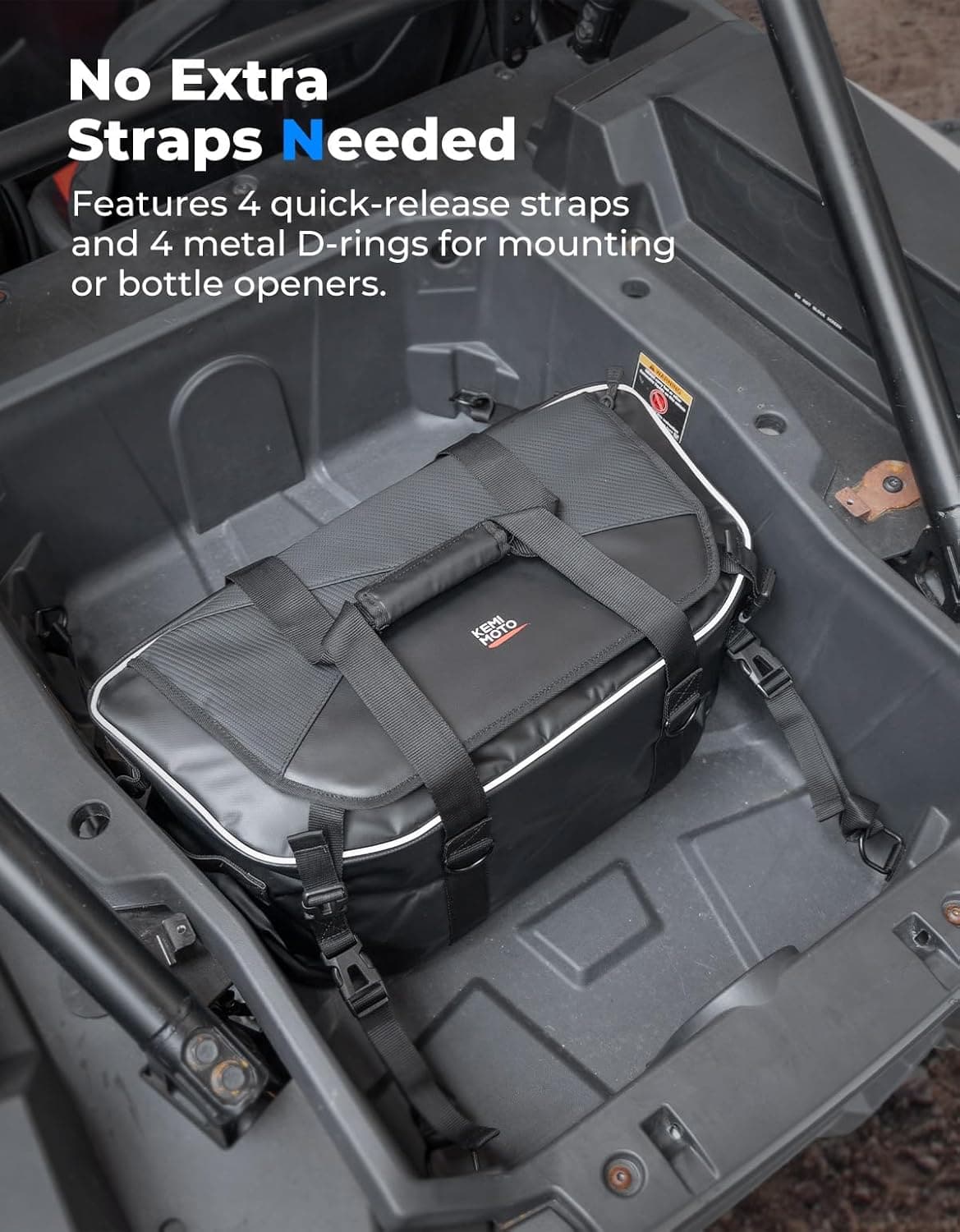 Kemimoto 20L Ice Cooler Bag for RZR XP, PRO XP & ZFORCE 950