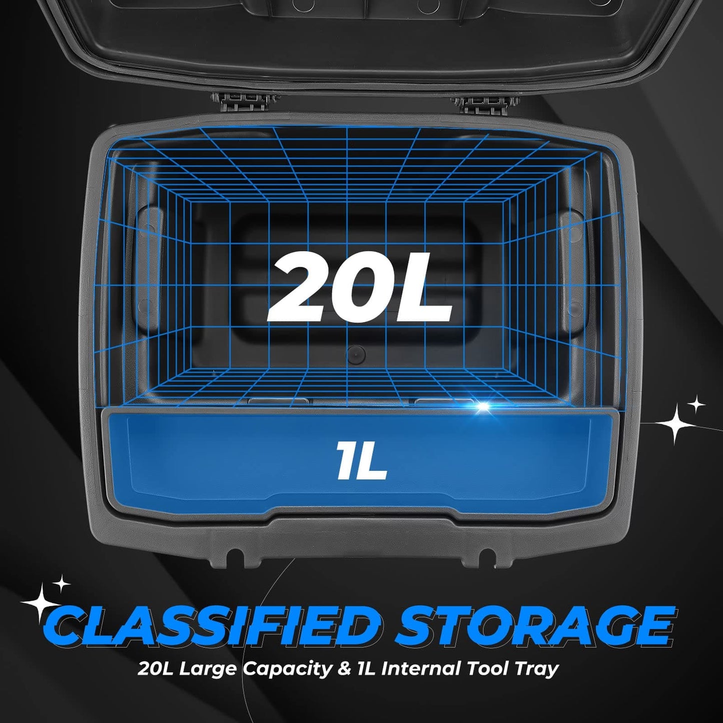 21L Classified Tool Box for Polaris Ranger / General 2013-2024