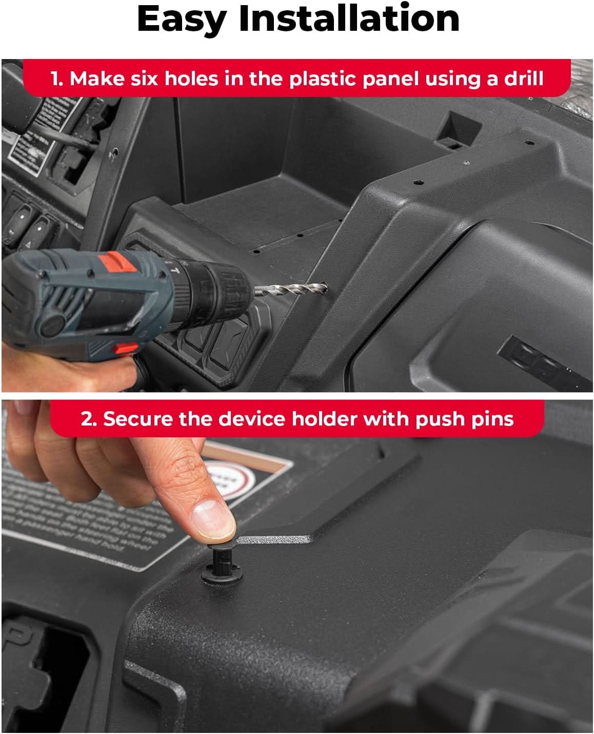Kemimoto UTV Tablet Holder for CFMOTO Uforce 1000/1000 XL