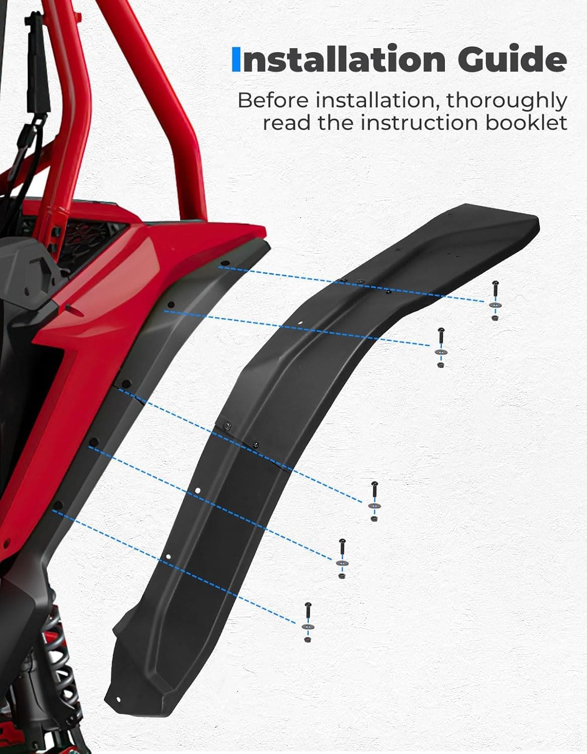 Kemimoto XXL Fender Flares for Talon 1000X 1000R 1000X-4