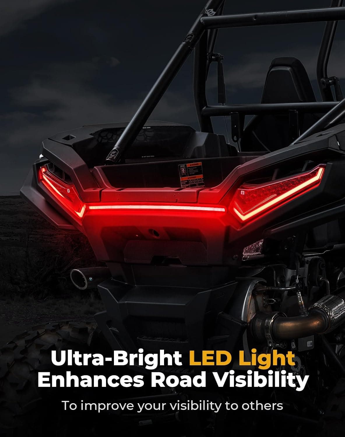 Kemimoto Tail Lights for Polaris RZR XP 1000/4 2024-2025