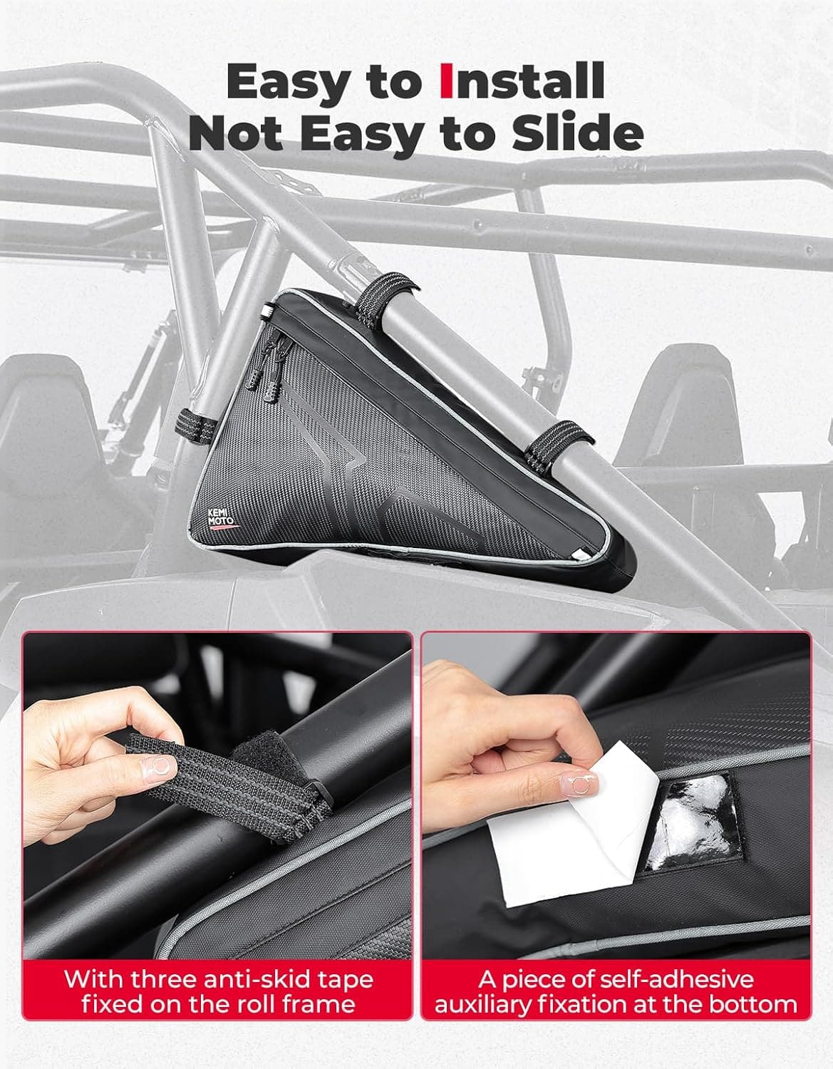 Kemimoto UTV Storage Bags for Polaris RZR XP 1000/4