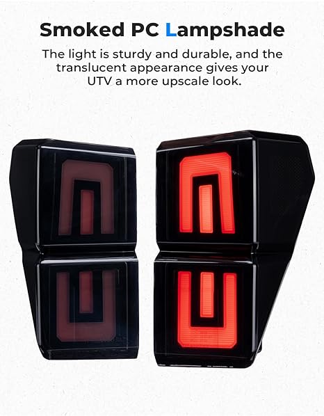Kemimoto Upgraded Tail Lights for Polaris Ranger 1000 XP Crew