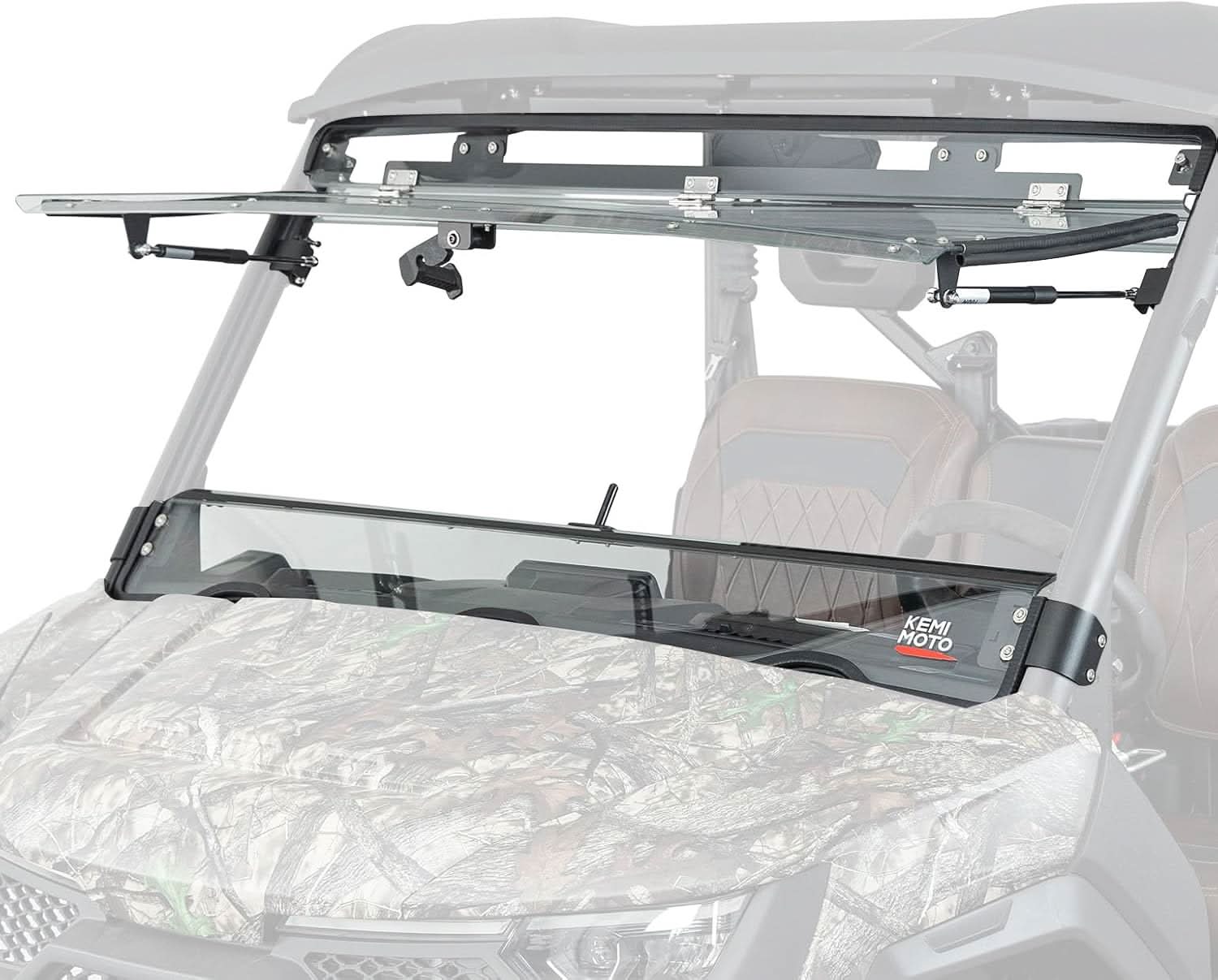 Kemimoto 3-IN-1 Flip Windshield for CFMOTO UFORCE U10
