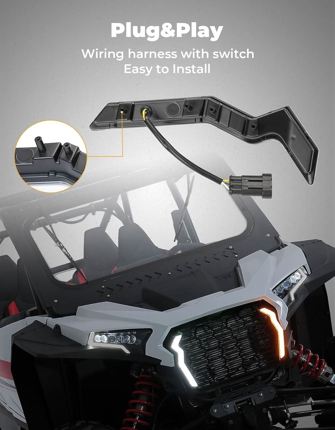 Kemimoto Running Lights for 2024+ Polaris RZR XP 1000/4 1000