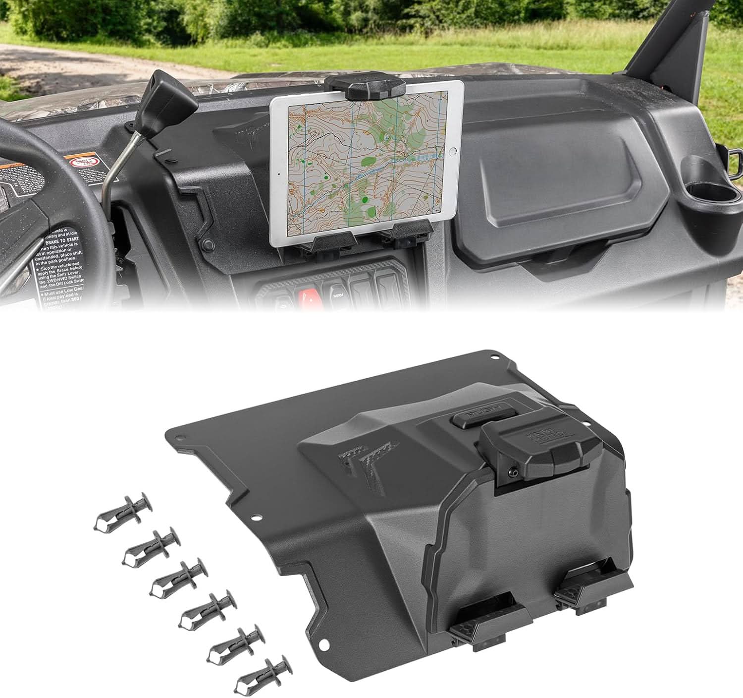 Kemimoto UTV Tablet Holder for CFMOTO Uforce 1000/1000 XL