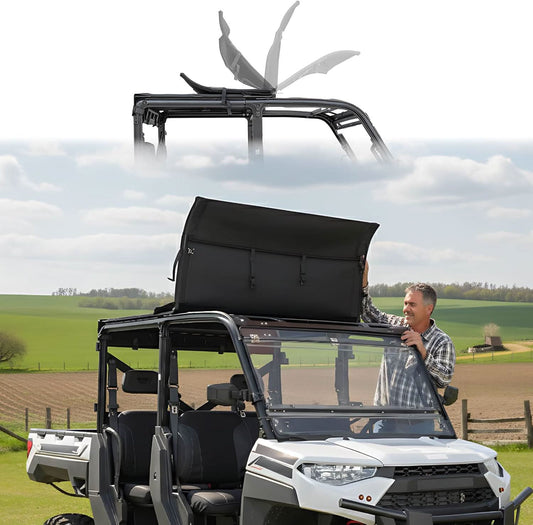 Kemimoto Foldable Soft Top for Polaris Ranger XP 1000 2019-2026
