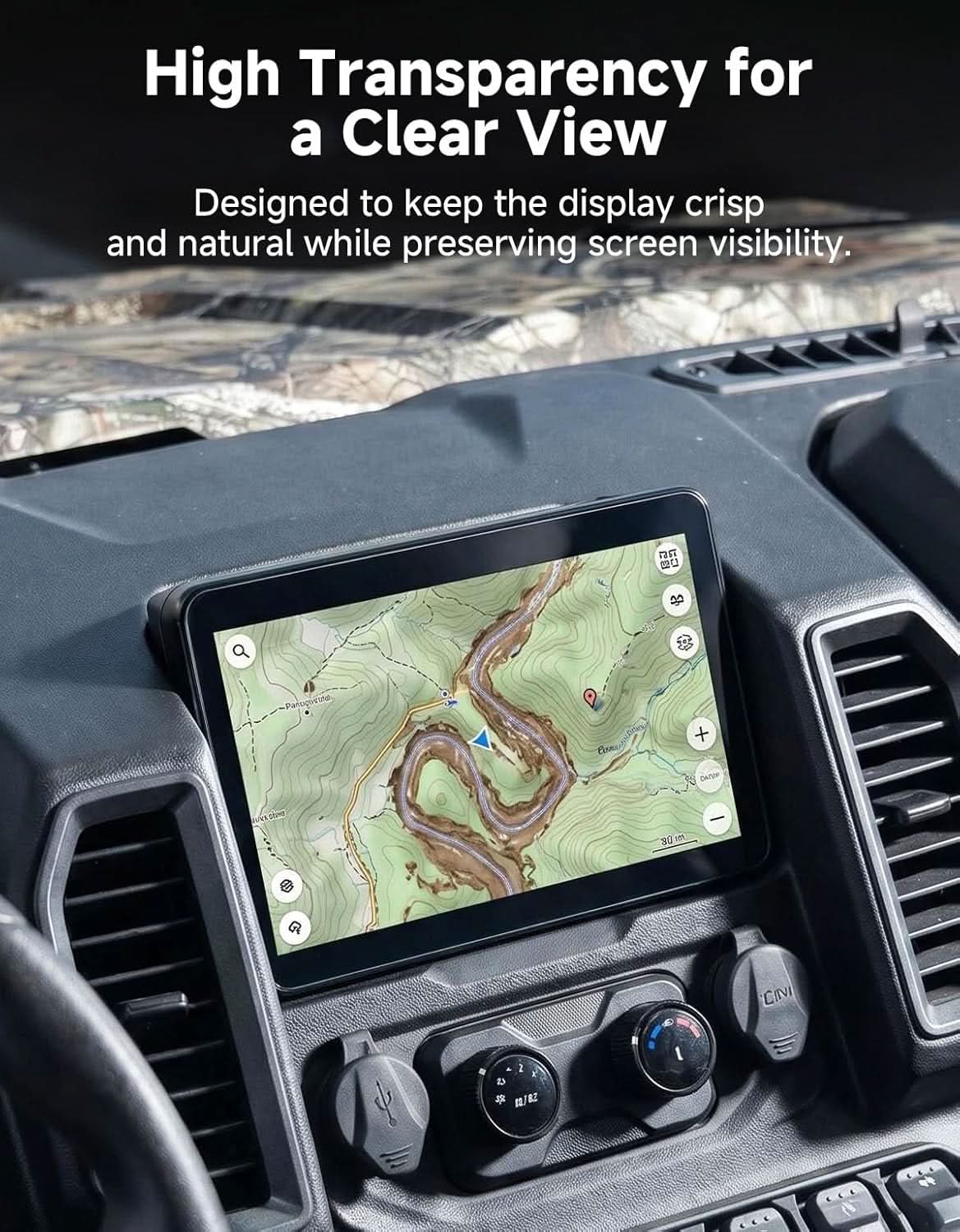 Kemimoto Glass Screen Protector for CFMOTO U10 9H