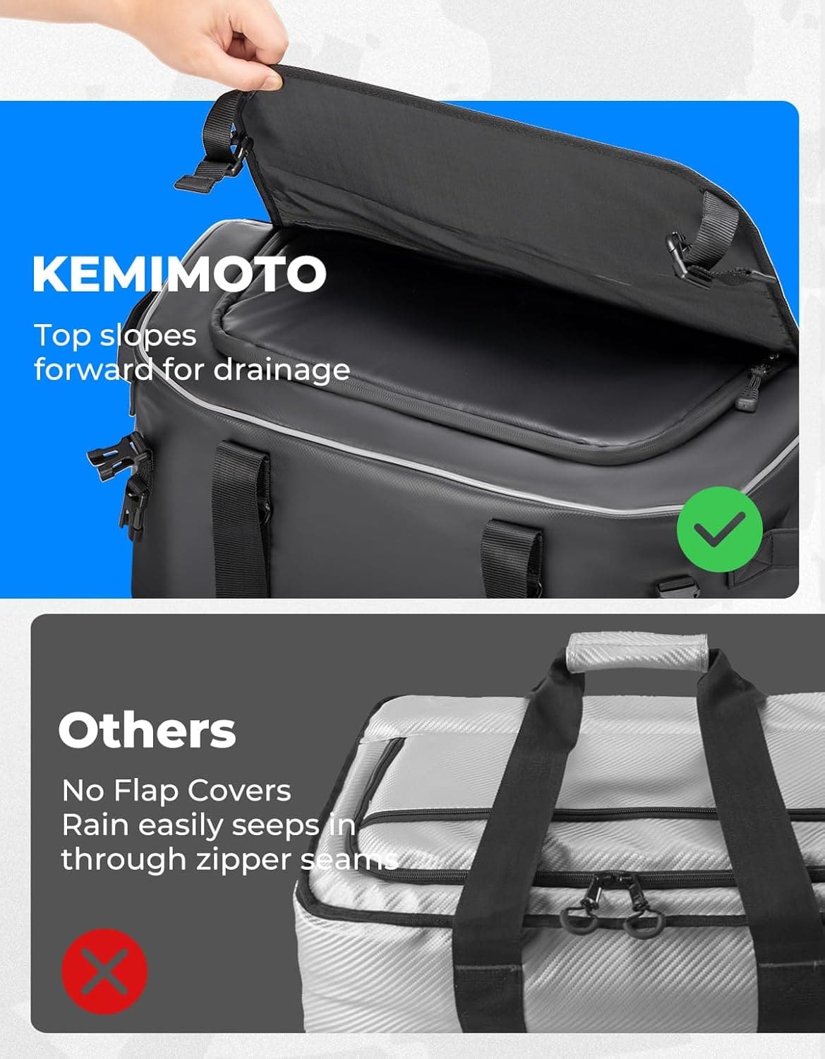 Kemimoto 20L Ice Cooler Bag for RZR XP, PRO XP & ZFORCE 950