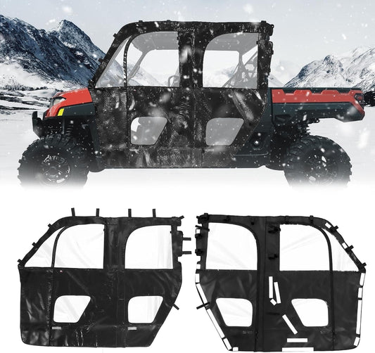 Kemimoto UTV Cab Enclosure for Polaris Ranger XP 1000 Crew