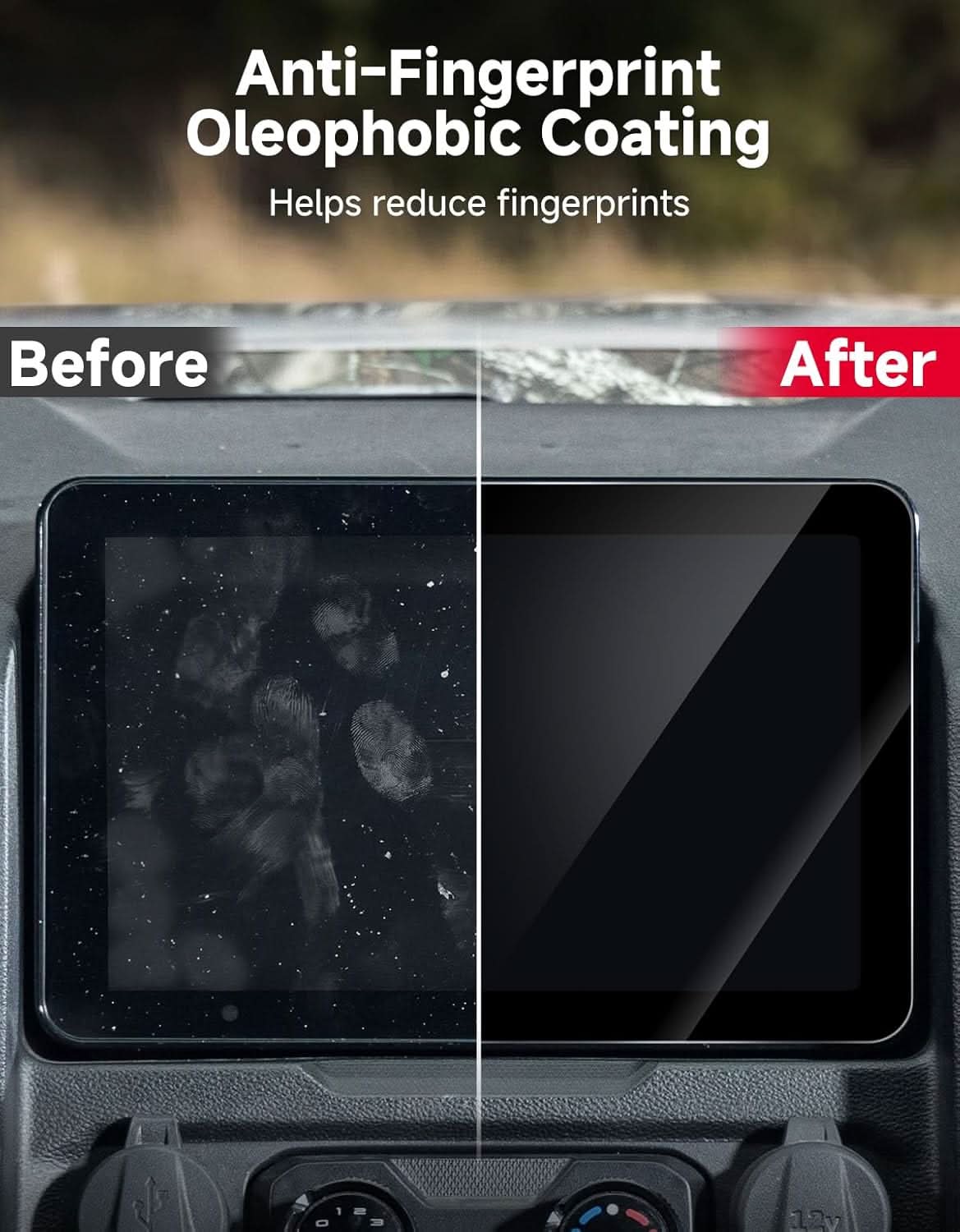 Kemimoto Glass Screen Protector for CFMOTO U10 9H